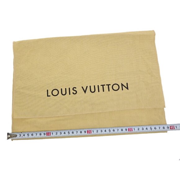 LOUIS VUITTON Logo 10 Set Dust Bag Drawstring Canvas Cotton Beige Brown - Picture 3 of 16